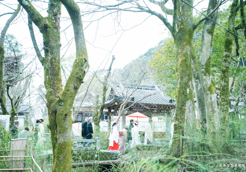 松尾大社　結婚式　写真撮影