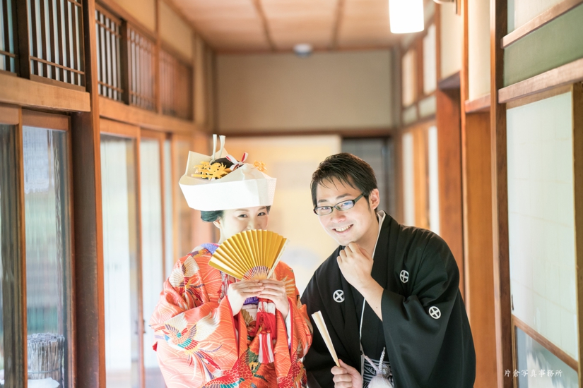 日本邸宅・色打掛　前撮り