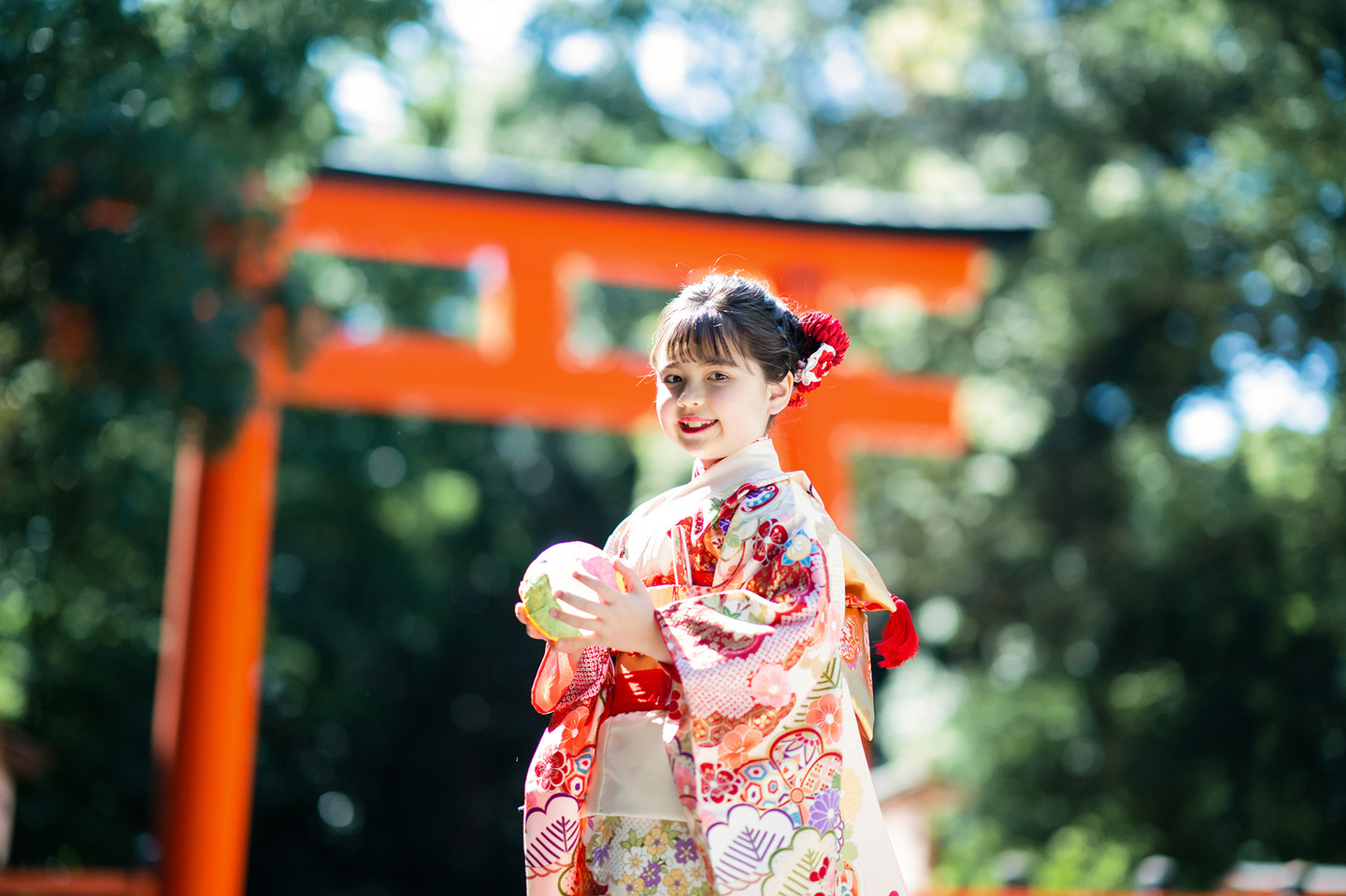 京都 十三詣り 写真撮影