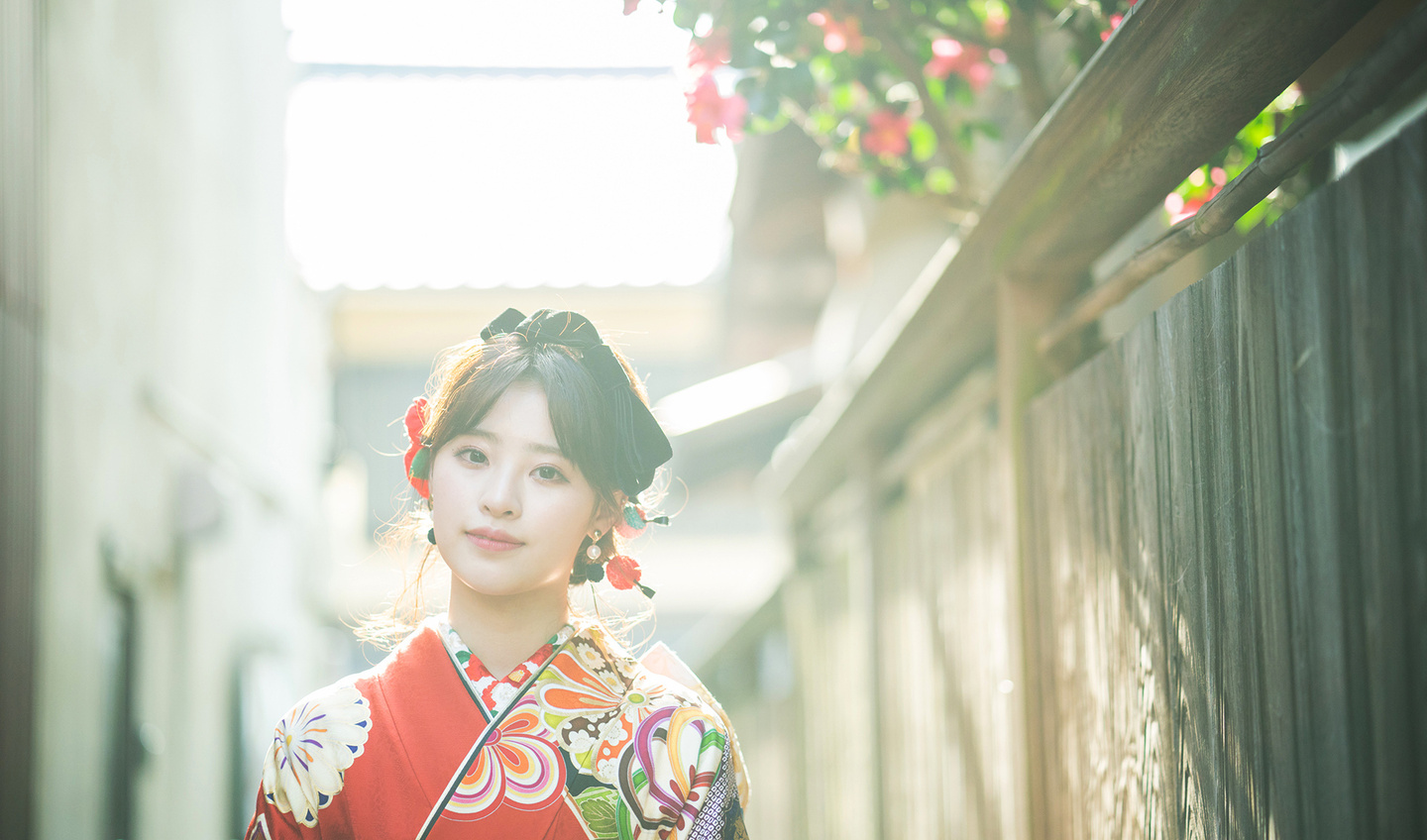 京都成人式前撮り｜ロケーション撮影